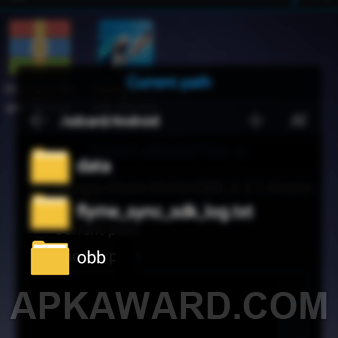 How to set APK OBB?